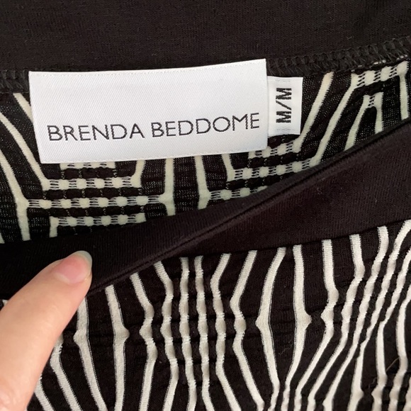 Boat neck printed top by Canadian designer - Picture 2 of 3